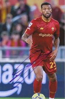 Georginio Wijnaldum  AS Rom  Fußball  Autogramm Foto  original signiert 