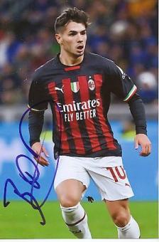 Brahim Diaz  AC Mailand  Fußball  Autogramm Foto  original signiert 