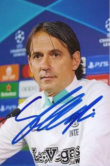 Simone Inzaghi   Inter Mailand  Fußball  Autogramm Foto  original signiert 
