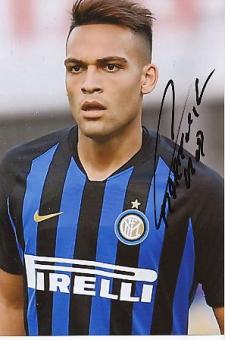 Lautaro Martinez   Inter Mailand  Fußball  Autogramm Foto  original signiert 