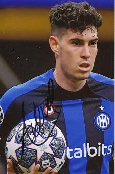 Alessandro Bastoni  Inter Mailand  Fußball  Autogramm Foto  original signiert 