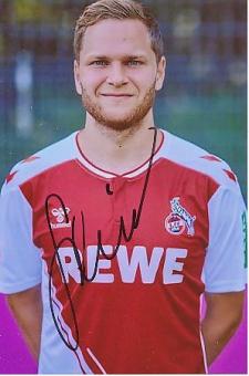 Benno Schmitz   FC Köln  Fußball  Autogramm Foto  original signiert 