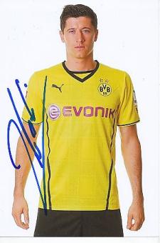 Robert Lewandowski   Borussia Dortmund  Fußball  Autogramm Foto  original signiert 