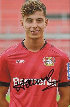 Kai Havertz  Bayer 04 Leverkusen  Fußball  Autogramm Foto  original signiert 