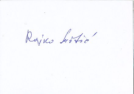 Rajko Mitic † 2008  Jugoslawien WM 1950  Fußball  Autogramm Karte original signiert 