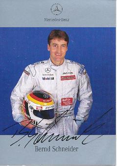 Bernd Schneider  Mercedes  Sports Prototypes 1999   Auto Motorsport  Autogrammkarte Druck signiert 