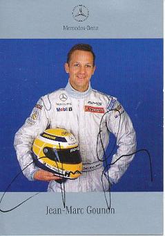 Jean Marc Gounon  Mercedes  Sports Prototypes 1999   Auto Motorsport  Autogrammkarte Druck signiert 