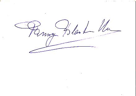 Fanny Blankers-Koen † 2004  Holland  4 x Olympiasiegerin 1948  Leichtathletik  Autogramm Karte original signiert 