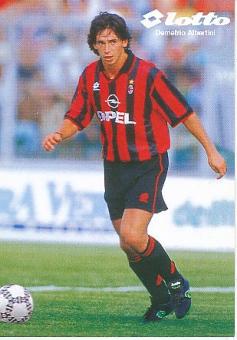 Demetrio Albertini   AC Mailand  Fußball Autogrammkarte 