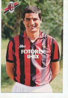 Agostino Di Bartolomei  AC Mailand  Fußball Autogrammkarte 