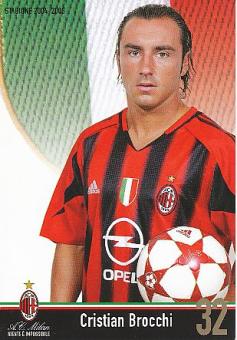 Marco Brocchi  AC Mailand  Fußball Autogrammkarte 