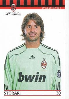 Marco Storari  AC Mailand  Fußball Autogrammkarte 