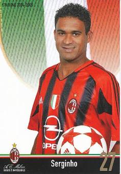 Serginho  AC Mailand  Fußball Autogrammkarte 