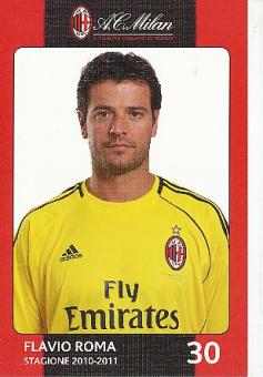 Flavio Roma  AC Mailand  Fußball Autogrammkarte 