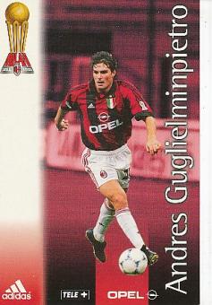 Andres Guglielminpietro   AC Mailand  Fußball Autogrammkarte 