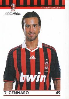 Davide Di Gennaro   AC Mailand  Fußball Autogrammkarte 