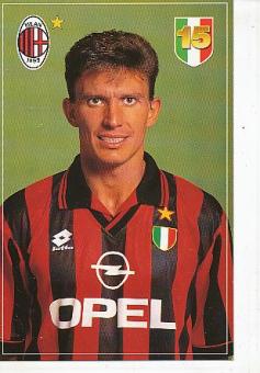Stefano Eranio   AC Mailand  Fußball Autogrammkarte 