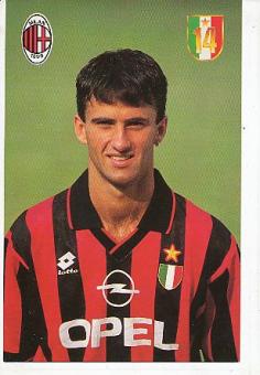 Christian Panucci   AC Mailand  Fußball Autogrammkarte 