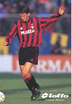Christian Panucci   AC Mailand  Fußball Autogrammkarte 