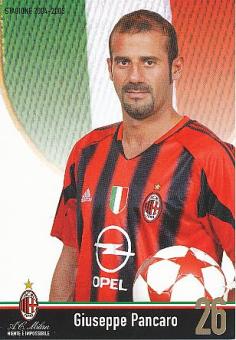 Giuseppe Pancaro   AC Mailand  Fußball Autogrammkarte 