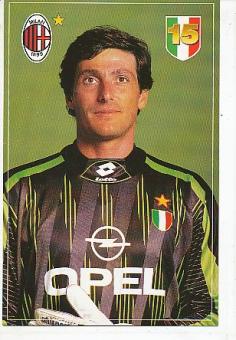 Mario Ielpo  AC Mailand  Fußball Autogrammkarte 