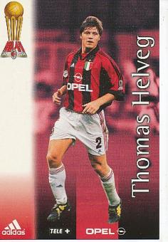 Thomas Helveg  AC Mailand  Fußball Autogrammkarte 