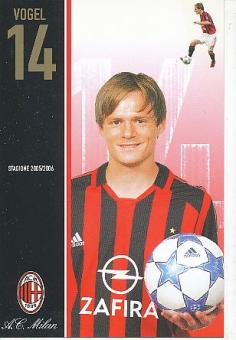 Johan Vogel  AC Mailand  Fußball Autogrammkarte 