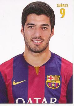 Luis Suarez  FC Barcelona  Fußball Autogrammkarte 