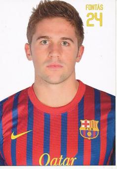 Andreu Fontàs  FC Barcelona  Fußball Autogrammkarte 