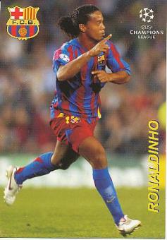 Ronaldinho  FC Barcelona  Fußball Autogrammkarte 