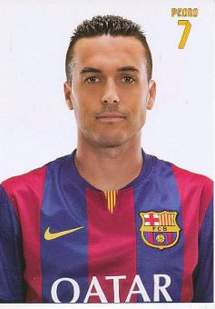 Pedro Rodriguez   FC Barcelona  Fußball Autogrammkarte 