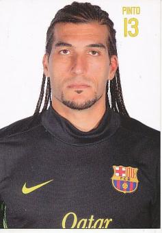 José Manuel Pinto   FC Barcelona  Fußball Autogrammkarte 