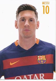 Lionel Messi   FC Barcelona  Fußball Autogrammkarte 