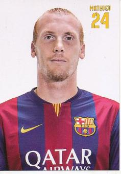 Jérémy Mathieu   FC Barcelona  Fußball Autogrammkarte 