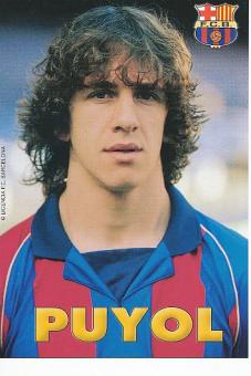 Carles Puyol  FC Barcelona  Fußball Autogrammkarte 