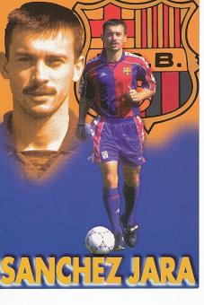 Sanchez Jara   FC Barcelona  Fußball Autogrammkarte 