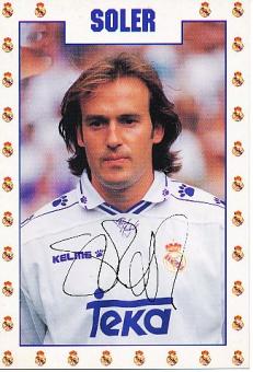 Miquel Soler  Real Madrid  Fußball Autogrammkarte Druck signiert 