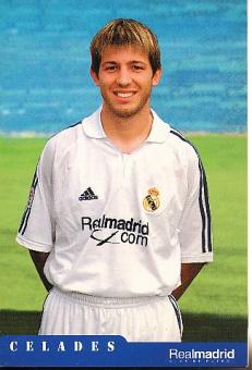 Albert Celades   Real Madrid  Fußball Autogrammkarte 