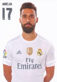 Alvaro Arbeloa   Real Madrid  Fußball Autogrammkarte 