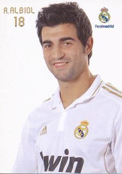 Raul Albiol  Real Madrid  Fußball Autogrammkarte 
