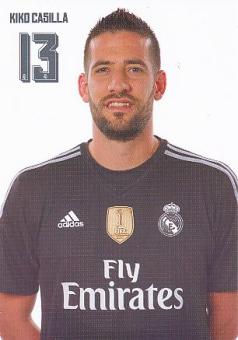 Kiko Casilla  Real Madrid  Fußball Autogrammkarte 