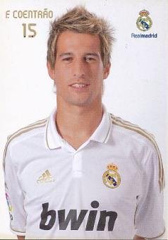 Fabio Coentrao  Real Madrid  Fußball Autogrammkarte 