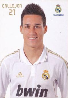 Jose Callejon  Real Madrid  Fußball Autogrammkarte 