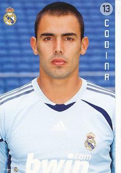Jordi Codina  Real Madrid  Fußball Autogrammkarte 