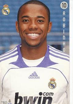 Robinho   Real Madrid  Fußball Autogrammkarte 
