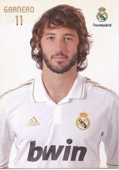 Esteban Granero   Real Madrid  Fußball Autogrammkarte 