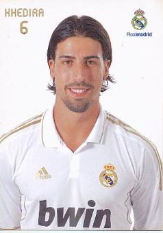 Sami Khedira   Real Madrid  Fußball Autogrammkarte 