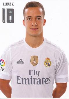Lucas Vázquez   Real Madrid  Fußball Autogrammkarte 