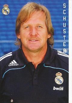 Bernd Schuster   Real Madrid  Fußball Autogrammkarte 
