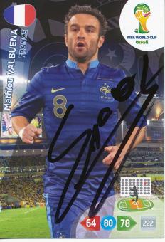 Mathieu Valbuena   Frankreich  Panini WM 2014 Adrenalyn Card - 10622 